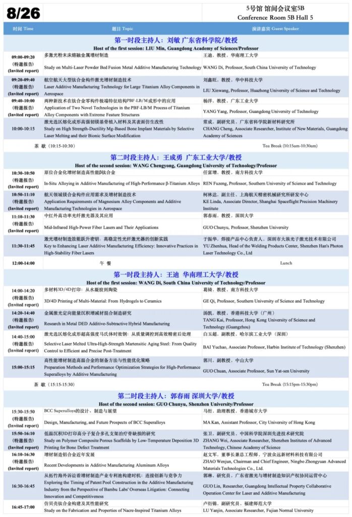 第三轮通知 | 2025年8月26日深圳国际激光与增材制造论坛（images 2）